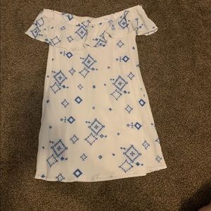 Off the shoulder dress